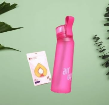 [Original] Trinkflasche A-U - Rose Shocking 650ml + 3 Free Pods, Aromatisierte Pads, 0 Kalorien - Air