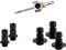 Mandrex | Lochsägen One Klick Aufnahmen Starter Set 8,5 mm Sechskant mit Zentrierbohrer kurz & 5 Adapter | MX200033B