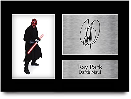 HWC Trading Ray Park A4 Ungerahmt Signiert Gedruckt Autogramme Bild Druck-Fotoanzeige Geschenk Für Star Wars Darth Maul Filmfans