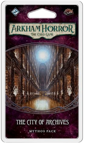 Fantasy Flight Games, Arkham Horror The Card Game: Mythos Pack - 3.4 The City of Archives, Card Game, Ages 14+, 1 to 4 Players, 60 to 120 Minutes Playing Time