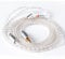 KINBOOFI KBEAR 8 Core Silver Plated Copper 2 Pin 4 Pole Balanced Replacement Earphone Cable, HiFi in Monitor Earbuds Upgraded TRRS Cable Extension Cord for AS10 ZST ZSR ZS10 ZS6 ZS7