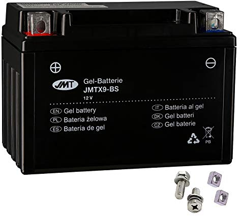 YTX9-BS JMT Gel Batterie für VT 600 C Shadow Baujahr 1988-2000