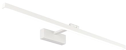 Klighten Lampe pour Miroir LED Salle de Bains 24W 1170lm Lampe Armoire Miroir Applique Murale Intérieure Moderne Luminaire Salle de Bain 5500K