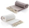 Telo Hammam Pestemal Turco Set di 2 100% Cotone Assorbente ad Asciugatura Rapida per Bagno, Palestra, Spiaggia, 100cm*180cm, 435 gr, Telo Compatto per Viaggiare, Spa, Picnic, Coperta (Beige/Crema)