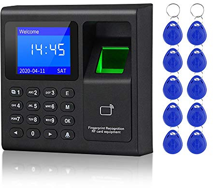 LUCINE Macchina elettronica F30 del dispositivo di registrazione dell'orologio del sistema di rilevazione di tempo biometrico dell'impronta digitale 1.8inch