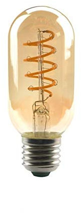 QIFFIY Ventilador de Techo con luz Bombilla LED de luz de Intensidad Regulable Espiral filamento de la lámpara 4W 220V 40W 2200K Retro C35 T10 T45 A19 A60 ST64 G80 G95 G125 iluminación (Color : 3)