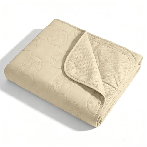 Pawsee Wasserdicht Hundedecke rutschfest, wasserdichte Hundematte für Unterwegs Hundesofa Schutzdecke Couch Überwurf, Waschbar Wasserabweisende Hundedecke für Große Hunde Katzen, M 150 x 120cm