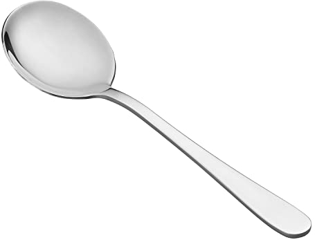 Tala Performance Stainless Steel Soup Spoons, Premium 4 Piece Set, Stainless Steel with Mirror Polish Finish, Dishwasher Safe, Metallic Silver