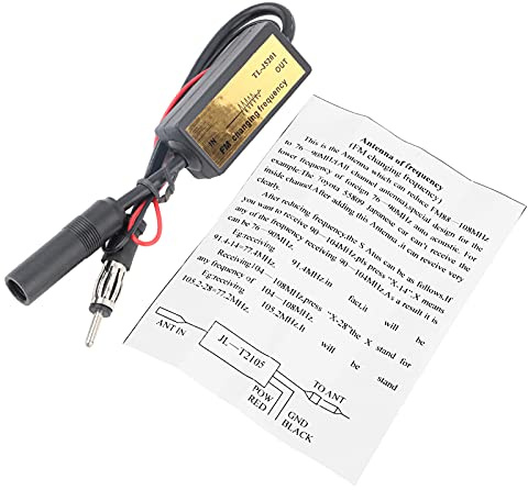 EBTOOLS Car Antenna FM Band Expander for Japanese Autos - Enhance Your Driving Experience with High-Frequency Audio Performance and Reliable Signal Reception. Ideal for Automotive