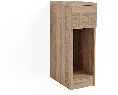 Vicco Nachttisch Enton, Nachtkommode, Sonoma, 20 x 59.5 cm