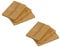 KESPER | Frühstücksbrettchen | 6er Pack | Bambusholz | Holz Schneidbrett für den täglichen Gebrauch | ideal zum servieren von Speisen