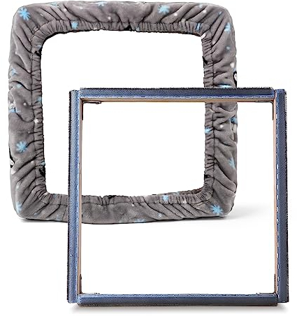 JTVTW Greiferleistenrahmen Stanznadel-Greiferrahmen mit Deckel (40 x 40 cm)