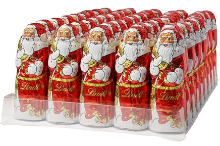 Lindt Weihnachtsmann Schokolade, 45er Pack (45 x 40g)