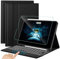 IVSOTEC Tastiera per iPad Air 5/4 generazione 2022/2020, tastiera retroilluminata, Spanish Ñ Keyboard Cover e pellicola protettiva per iPad Pro 11 2022 (4/3/2/1 generazione), nero