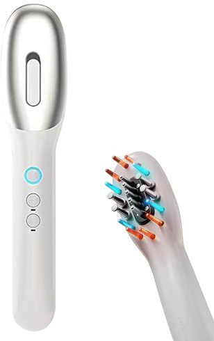 2-In-1 Elektrisches Kopfhaut MassagebüRste und Applikator Flasche Haare, Elektrisch HaaröL Applikator Kopfmassage BüRste für Haarwachstum, Scalp Massager für Haarbehandlung, Medizin (1 Set)