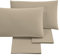 Puraluna Carezze: Completo Letto Matrtimoniale, set di lenzuola MADE IN ITALY (Sabbia, Matrimoniale)