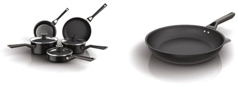 Ninja ZEROSTICK Classic 5-Piece Pan Set [CW55000UK] Aluminium Cookware & ZEROSTICK Classic Cookware 30cm Frying Pan, Non-Stick, Long Lasting Aluminium Frying Pan