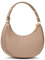 Vantamo Moonbag Clutch – aus Kunstleder mit RFID-Diebstahlschutz und verstellbarem Schultergurt – Luna-Tasche mit goldfarbenen Reißverschlüssen und Clip zum Schutz vor Taschendieben