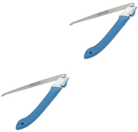 BESPORTBLE 2St Handsägen zum Schneiden von Holz Astsäge Gartensäge Holzbearbeitungshand Äste sah Zweige sah gartenwerkzeug gardening tools handkreissäge Hand für Bäume Gartenhandsäge Blue