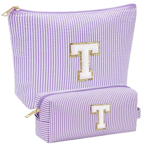 Parima Kosmetiktasche Damen - Schminktasche Make up Pinsel Tasche Schminktasche Mädchen Geschenke für Frauen Mädchen Hochzeitstag Geschenk Freundinnen Geschenk Kosmetiktasche T