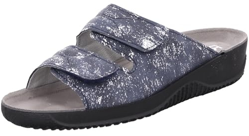 Rohde Damen Pantolette aus Leder mit zartem Metallic-Schimmer Soltau-40 1958