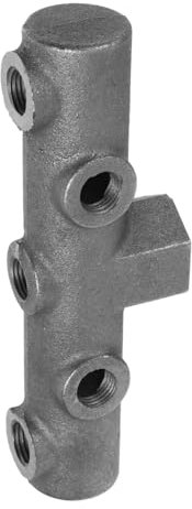 Housoutil Air Compressor Replacement Parts Six-Way Cross Bracket for Air Pumps Pressure Switch Regulator Holder