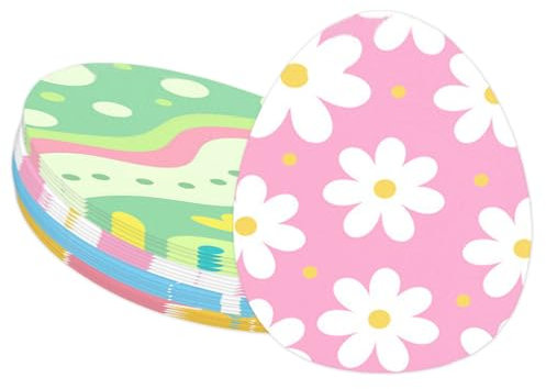 FloralGrace 20 Stück Oster Servietten, Osterdeko mit Ostereiern, Einweg Papierservietten für Osterparty, Ostern Servietten,Ostern Tischdekoration, Osterservietten für Gäste