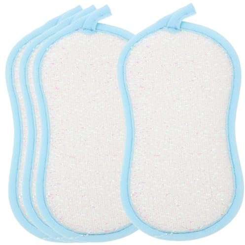 Ipetboom 6pcs Dishwasher Pot Wiper Sponges Multi-Function Cleaning Pad for Kitchen Bathroom Wall Tabletop Reusable Cleaning Supplies