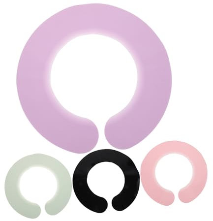 BATHVEVE 4piezas Collar De Corte De Cabello De Silicona Para Estilistas De Protección Para Tintes y Cortes De Pelo Vibrantes