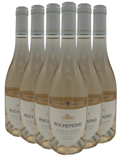 Côtes du Rhône - Rosé 2024 - Domaine de Rochemond - Vin Rosé de la Vallée du Rhône (6x75cl) HVE