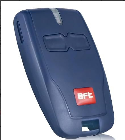 Grillix BFT Telecomando, Telecomando Cancello Universali con BFT Mitto 2 B RCB 433MHZ 2 Canal, Reattivo, 30 Secondi Accoppiamento, Forte Compatibilità di Scena, Adatto per Porta Scorrevole Ecc.