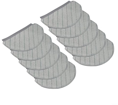 Lot de 10 tampons de nettoyage pour aspirateur ECOVACS pour Deebot N20/N20 Plus/pour aspirateur