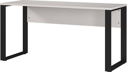 Germania GW-Adrano Schreibtisch 5008-630, in Kaschmir/Schwarz, mit Metallkufen, 150 x 74 x 60 cm (BxHxT)