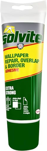 Overlap & Border Adhesive 240g | Strong Wallpaper Paste for Borders & Seams | Ready Mixed, Easy Application, Long Lasting Hold