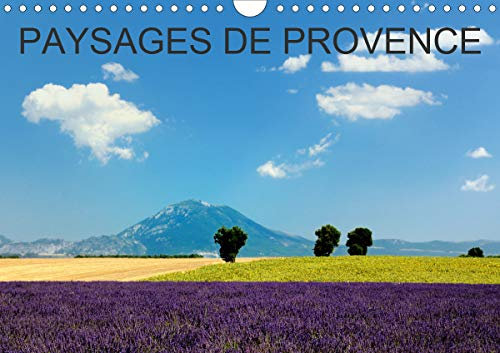Paysages de Provence (Calendrier mural 2021 DIN A4 horizontal): Voyagez mois par mois à travers la plus populaire région de France. (Calendrier mensuel, 14 Pages )