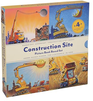 Construction Site Picture Book Boxed Set (Goodnight Construction Site)