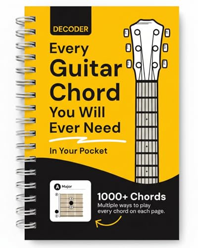 Every Guitar Chord You Will Ever Need (In Your Pocket): Guitar Chord Book | 360 chords, 1,300+ variations, fretboard diagrams, scale charts, colour graphics, downloads, backing tracks, practice support