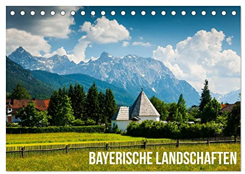 Bayerische Landschaften (Tischkalender 2026 DIN A5 quer), CALVENDO Monatskalender: Schöne Seen und Landschaften in Bayern (CALVENDO Natur)