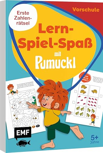 Lern-Spiel-Spaß mit Pumuckl - Mein Vorschulblock: Erste Zahlen: Mach dich fit für die Schule! Mit 40 Übungen und Rätsel ab 5 Jahren