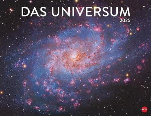 Das Universum Posterkalender 2025: Fotokalender mit Spiralgalaxien und Nachbarplaneten. Wand-Kalender 2025 Posterformat mit Fotos unter anderem vom Hubble-Weltraumteleskop.