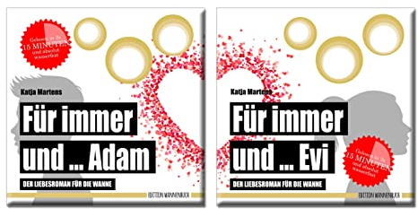 Für immer und ... Adam / Für immer und ... Evi: Der Liebesroman für die Wanne (Badebuch Doppelpack) (Badebücher für Erwachsene / Wasserfeste Bücher für große Leser)