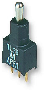 Schalter, Leiterplatte, SPDT, CTR OFF, Kippschalter (TL39P0050) 1 Stück