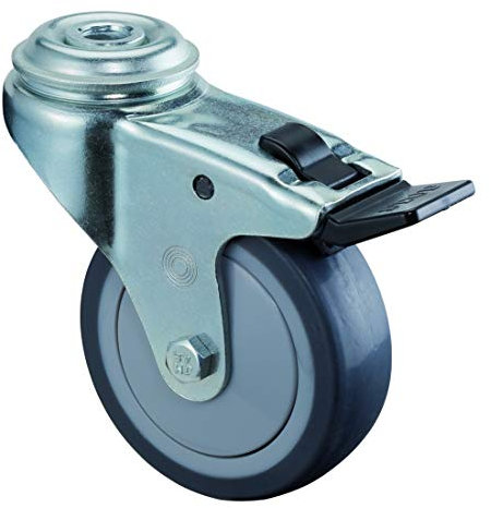 Apparaterolle, Ø 100 mm, Breite: 24 mm, 70 kg