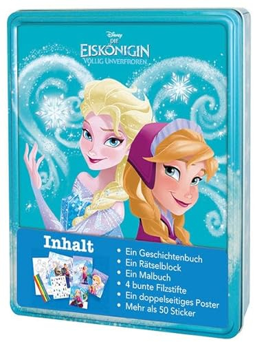 Parragon 9781470000000 - Disney Frozen Die Eiskönigin Spaß-Box Anna und ELSA, Schreibwaren