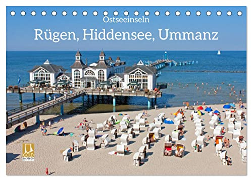 Ostseeinseln Rügen, Hiddensee, Ummanz (Tischkalender 2026 DIN A5 quer), CALVENDO Monatskalender: Rügen, Hiddensee und Ummanz, drei Inseln in enger Nachbarschaft. (CALVENDO Orte)