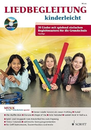 Liedbegleitung kinderleicht: 20 Lieder mit spielend einfachen Begleitmustern für die Grundschule. Zeitschriften-Sonderheft.: 20 Lieder mit spielend ... + CD. (Musik in der Grundschule spezial)