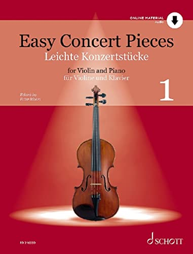 Leichte Konzertstücke: Band 1. Violine und Klavier. (Easy Concert Pieces, Band 1)