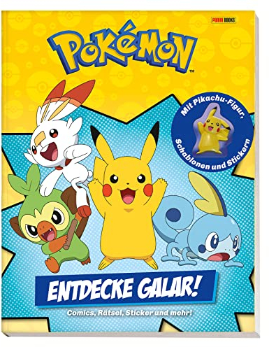 Pokémon: Entdecke Galar!: Comics, Rätsel, Sticker und mehr! - Mit Pikachu-Figur, Schablonen und Stickern