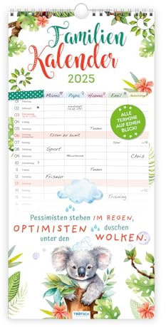 Trötsch Familienkalender Spruchreif 2025: Wandkalender