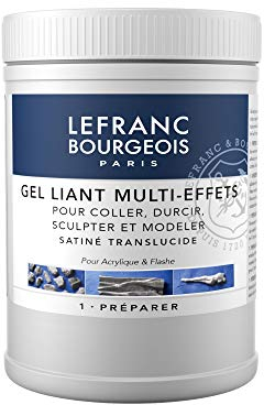 Lefranc Bourgeois 300339 LB Multi-Effekt Binder 500ml Topf Malmittel, Transparent